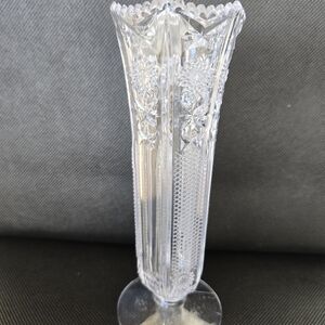 Elegant Clear Glass Vases. 12 Pieces 6 Inches